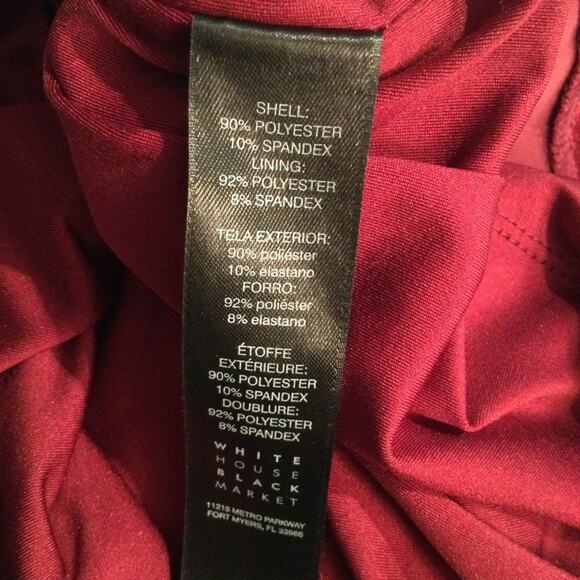 WHBM Velvet Off-the-Shoulder Top S - Picture 7 of 9